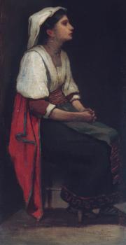 威廉 莫裡斯 亨特 Italian Girl 威廉 莫裡斯 亨特 Italian Girl